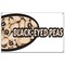 Signmission Black Eyed Peas Banner Concession Stand Food Truck Single Sided B-96 Black Eyed Peas19 - alternate 1